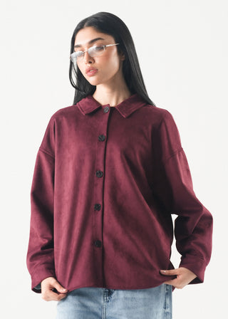 Loose Fit Button Down Shirt- WS26-465