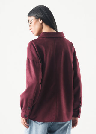 Loose Fit Button Down Shirt- WS26-465