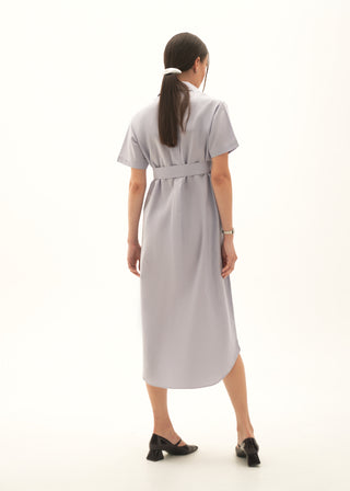 Button-Down Linen blend Dress