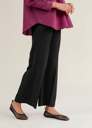 Belted Wide-Leg Pants