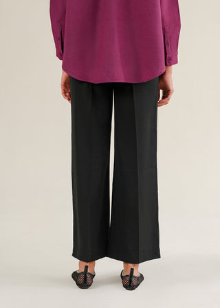 Tailored Wide-leg Trousers