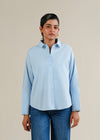 Oversized Button Down Shirt- WS25-189