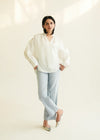 Oversized Gathered Blouse- WS25-116