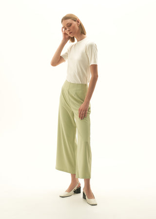 High-waisted culottes