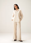 Linen Blend Straight Trousers- WS25-232