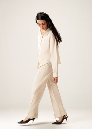 Linen Blend Straight Trousers – WS25-232 for Women – In-Transit Collection | KOA | Shop Online