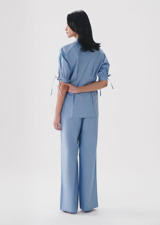 Relaxed Fit Cotton Trousers- WS26-173