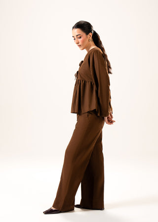 Linen Blend Straight Trousers – WS25-231 for Women – In-Transit Collection | KOA | Shop Online