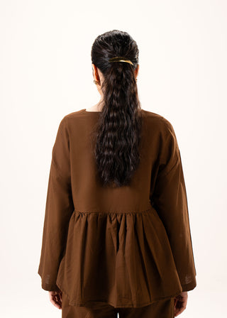 Flared Linen Top – WS25-230 for Women – In-Transit Collection | KOA | Shop Online