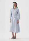 Gingham Dress with Print- WS26-160