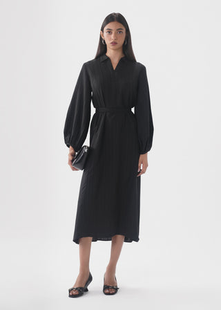 Textured Dress with Print- WS26-174