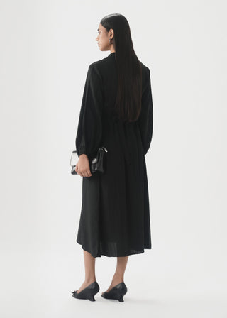 Textured Dress with Print- WS26-174