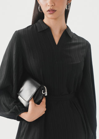 Textured Dress with Print- WS26-174