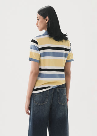 Striped Polo Shirt- WS26-166