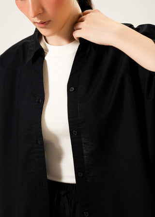 Oversized Linen Blend Kimono Shirt – WS25-220 for Women – In-Transit Collection | KOA | Shop Online