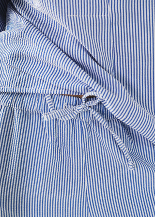 Striped Seersucker Trousers- WS26-172