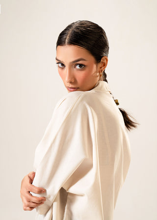 Oversized Linen Blend Kimono Shirt – WS25-222 for Women – In-Transit Collection | KOA | Shop Online