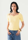 Sweetheart Neckline Slim Fit Top- WS26-164