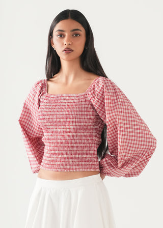 Smocking Off Shoulder Top- WS26-180