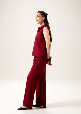 Sleeveless Linen Blend Shirt – WS25-223 for Women – In-Transit Collection | KOA | Shop Online