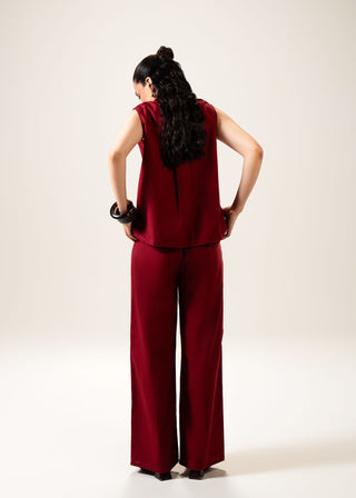Sleeveless Linen Blend Shirt – WS25-223 for Women – In-Transit Collection | KOA | Shop Online