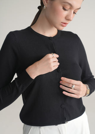 Regular Fit Basic Cardigan