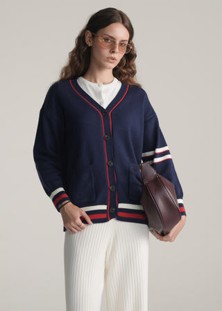 Varsity Styled Cardigan