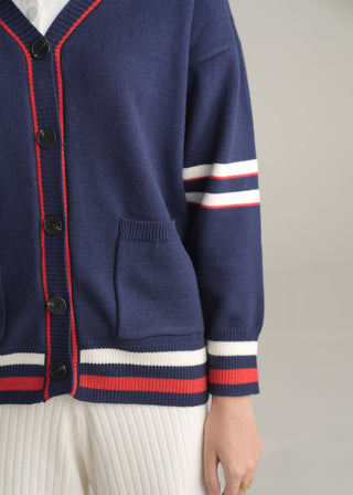 Varsity Styled Cardigan