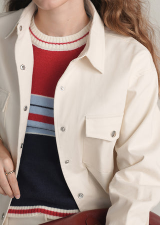 Jacket with Metallic Buttons