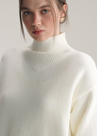 High Neck Oversized Sweater
