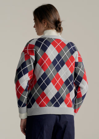 Argyle Cardigan