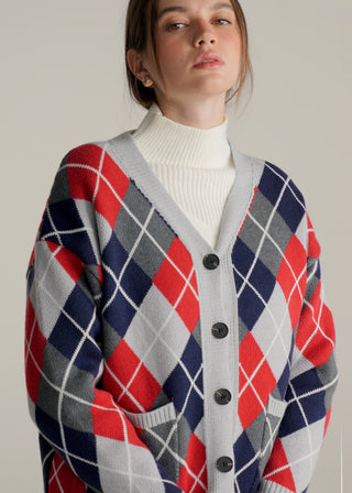 Argyle Cardigan