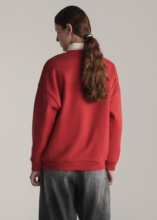 Oversized Sweatshirt with Graphic