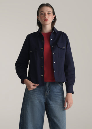 Jacket with Metallic Buttons