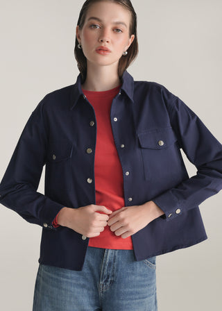 Jacket with Metallic Buttons