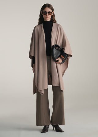 Draped Knitted Cape