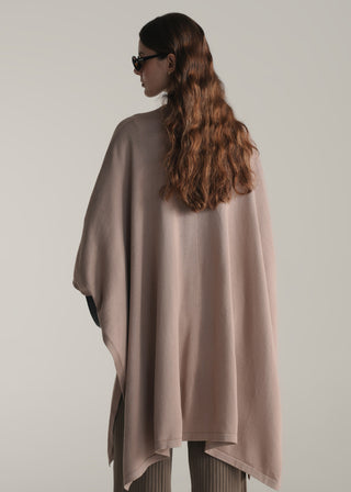 Draped Knitted Cape