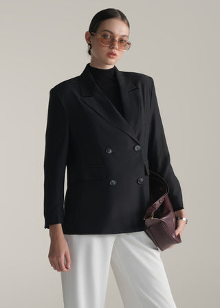 Oversized Double Breasted Blazer