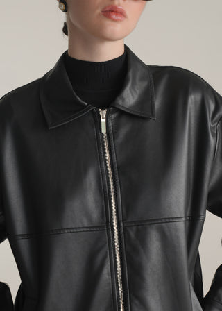 Faux Leather Jacket