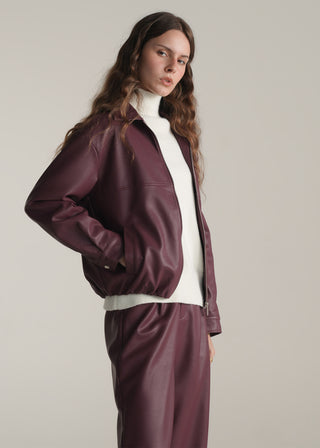 Faux Leather Jacket