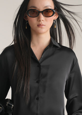 Textured Button Down Shirt