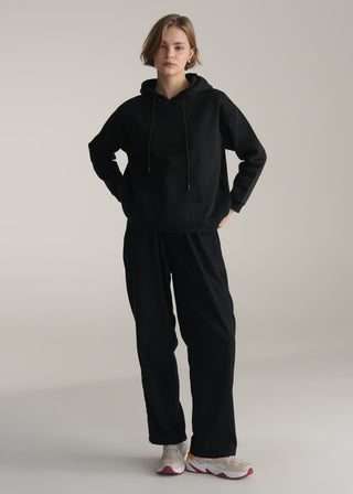 Wide Leg Interlock Trouser