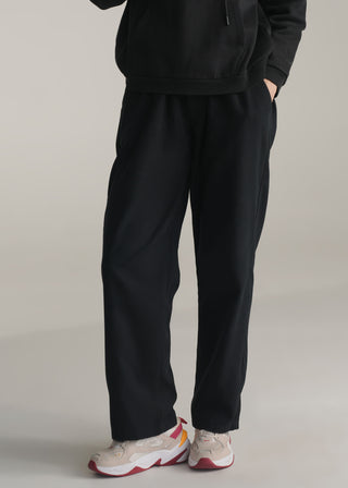 Wide Leg Interlock Trouser