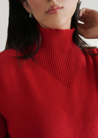 High Neck Oversized Sweater