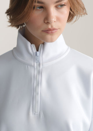 Funnel Neck Scuba Sweatshirt