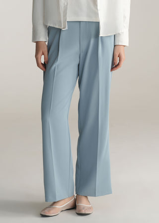 Straight Leg Tailored Pants with Belt
