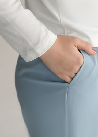 Straight Leg Tailored Pants with Belt