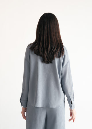 Textured Button Down Shirt