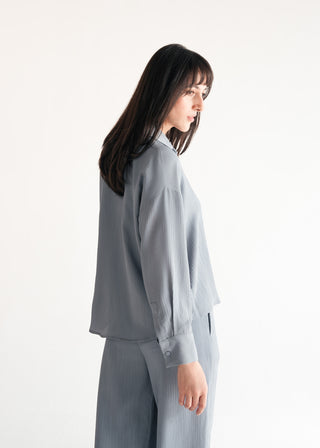 Textured Button Down Shirt