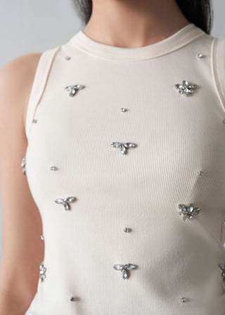 Embellished Tank Top- WS26-107